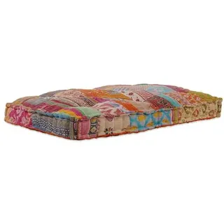 vidaXL Palettenkissen Patchwork Stoff