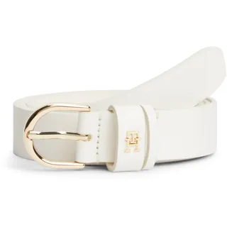 Tommy Hilfiger Damengürtel Leder 2,5 cm Weiß 75