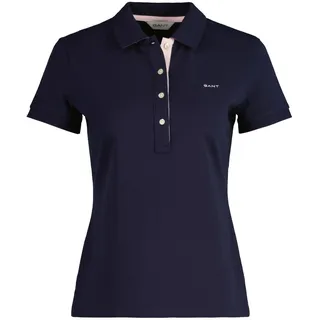 GANT Contrast Collar Kurzarm-poloshirt Evening Blue S