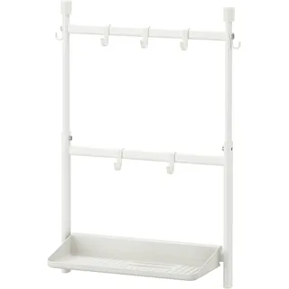 IKEA SUNNERSTA Küchen-Organizer Set ohne Bohren/Geschirrabtropfen/Haken - Trockner für Geschirr - Holzwerkstoff