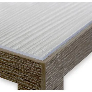 BEAUTEX Glasklar Folie 2,0 mm - Transparente Tischdecke Tischschutz - Made in Germany - Breite und Länge wählbar - eckig 40x90 cm