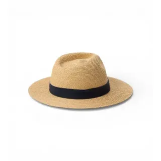 Polo Ralph Lauren für Herren. 449973191001 Raffia-Hut mit beiger Popeline-Bordüre (L/XL), Lässig