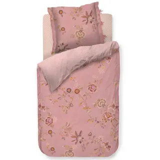 PiP Studio Bettwäsche Cece Fiore, Perkal, 2 teilig, Fantasieblumen, Äste rosa