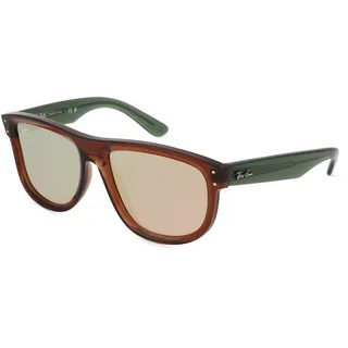 Ray Ban Ray-Ban RBR0501S BOYFRIEND REVERSE Damen-Sonnenbrille Vollrand Eckig Acetat-Gestell, braun