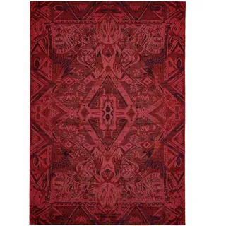 Amour Teppich - Dunkelrot 140x200