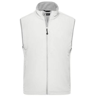 Men's Softshell Vest Trendige Weste aus Softshell weiß, Gr. XXL