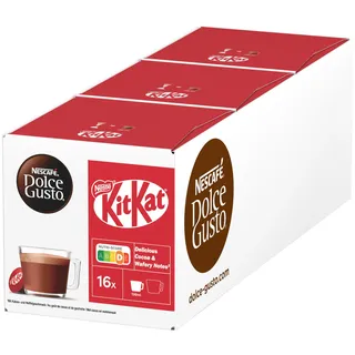 NESCAFÉ DOLCE GUSTO KitKat Kakaokapseln (3 x 16 Kapseln)