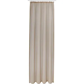 Guido Maria Kretschmer Home&Living Gardine TENDER, Kräuselband (1 St), halbtransparent, Leinen Optik mit Struktur, monochrom, Bestseller beige 135 cm x 225 cm