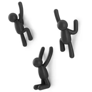 Umbra Wandhaken Buddy schwarz