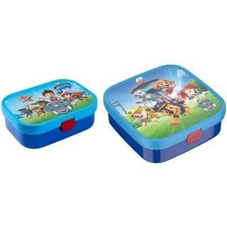 Mepal Brotdosen-Set, Blau, Hellblau, Kunststoff, 1x1x1 cm, Küchenzubehör, Vorratsbehälter, Brotdosen