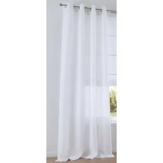 Kutti Metis Leinen Ösen 140 x 245 cm Weiß 1 Stück