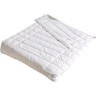 Traumschlaf Alpaka Bettdecke Pako leicht, Füllung: 100% Alpakawolle 160x210 cm - weiß