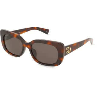 Gucci GG1979SK Damen-Sonnenbrille Vollrand Eckig Acetat-Gestell, braun