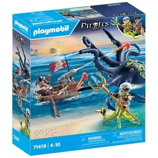 PLAYMOBIL 71419 - Pirates - Kampf gegen den Riesenoktopus