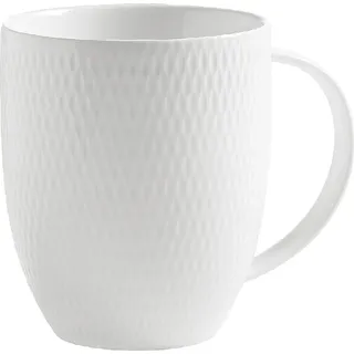 Maxwell&Williams Diamonds Round Becher 430 ml - Weiß