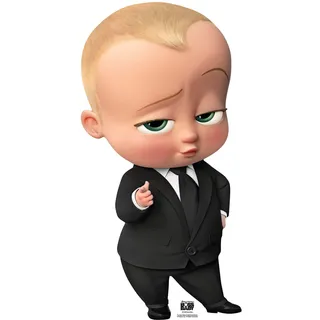 Star Cutouts Ltd SC1635 BOSS BABY Pappaufsteller für Fans, Geschenke, Geburtstage und Partys, mehrfarbig