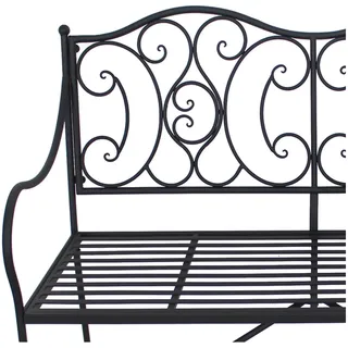 Hti-Living Sitzbank 109 x 53 x 93 cm Schwarz