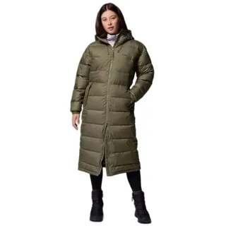 Columbia Pike Lake III Long Steppjacke Stone Green M
