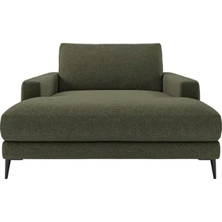 Home affaire Chaiselongue Downtown Loungemöbel zum Relaxen, B/T/H: 132/170/84 cm, auch in Bouclé, Cord und Easy care - leicht mir Wasser zu reinigen grün
