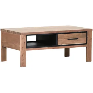 Landscape Couchtisch, Akazie, Holz, Akazie, massiv, rechteckig, eckig, 60x45x110 cm, Stauraum, offenes Fach, Wohnzimmer, Wohnzimmertische, Couchtische, Couchtische mit Stauraum
