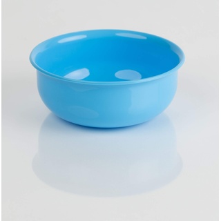 Kimmel Schüssel Schale Müsli Suppe Kunststoff Plastik Mehrweg bruchsicher stapelbar 10 cm, Hellblau
