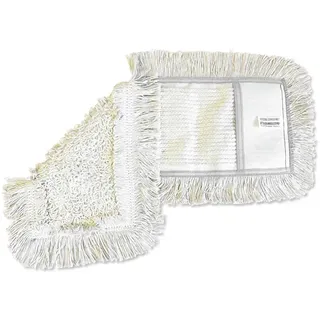 Wischmop aus Baumwolle ECO Wischbezug weiß 50 cm Baumwollmop, Einzelschichttaschen, innen Schlinge