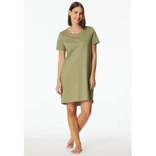SCHIESSER Nachthemd Casual Essentials Grün 38