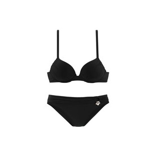 S.OLIVER Push-Up-Bikini Damen schwarz Gr.40 Cup A