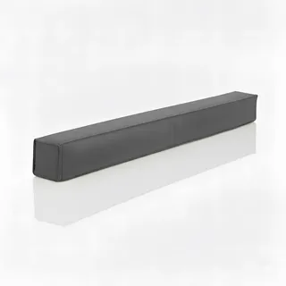 Beautissu Zugluftstopper 120 x 6 cm Anthrazit