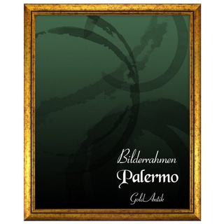 BIRAPA Einzelrahmen Bilderrahmen Palermo, (1 Stück), 59,4x84 cm (DIN A1), Gold, Holz goldfarben 59,4 cm x 84 cm