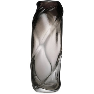 ferm LIVING - Water Swirl Vase, H 47 cm, smoked grey