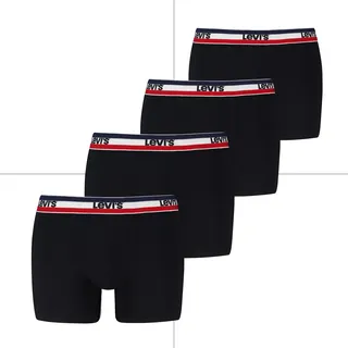 Levi's LEVIS MEN REPEAT SPW LOGO BOXER BRIEF schwarz L 4er Pack