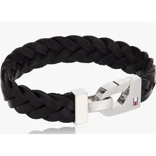 Tommy Hilfiger Armband Herren Leder Schwarz