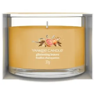 Yankee Candle Signature Mini-kerze Im Glas Mit Glitzernden Blättern, 37 G