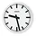 Nebenuhr 270421 12-6 Kunststoff