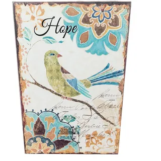 Rebecca Mobili Papierkorb im Vintage-Stil, Abfalleimer Mülleimer, für Badezimmer Büro, mit Vintage Dekoration, Kinderzimmer Bad – Maße: 26 x 20 x 20 (HxLxB) – Art. RE4840