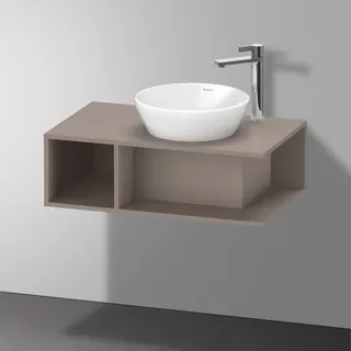 Duravit Waschtisch-Unterschrank 80 x 26 cm Schwarz Matt