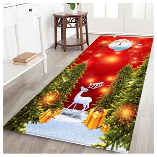 Teppich Weihnachtsteppich, rutschfest, 3D Struck rutschfest Teppich, GelldG rot 40 cm x 60 cm