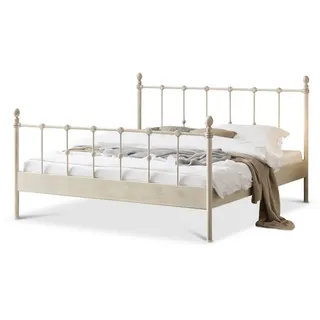 BedBox Metallbett Francesca, traumhaftes Metallbett mit harmonischer Linienführung schwarz