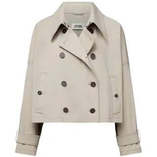Drykorn Kurzjacke natur,Outdoor,Baumwolle,Unifarben,Umlegekragen,Lang,Regular Fit beige 5