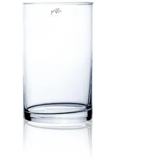 Sandra Rich Glasvase, Dekoglas CYLI Zylinder H. 25cm D. 15cm transparent Glas