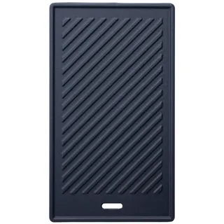 Taino Grillplatte, Schwarz, Metall, 24x42 cm, Grills & Outdoor-Küchen, Grillzubehör