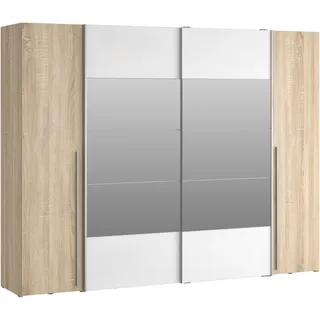 Forte Narago 270 x 210 x 61 cm weiß sonoma eiche