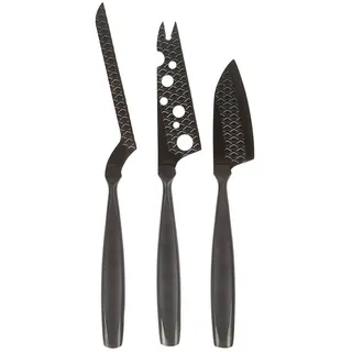 Boska Käsemesser-Set Monaco+ 3-tlg. Edelstahl Schwarz