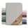 Melange-Flanell 180 x 200 - 200 x 200 cm sturmgrau