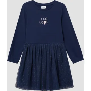 s.Oliver Minikleid Blau Leoprint 98