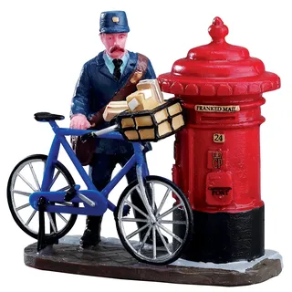 Lemax The Postman Weihnachtsdorf Figur 7,8 x 4 x 7,4 cm mehrfarbig