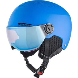Alpina Sports Zupo Visor Q Lite Kinder Skihelm Blau 54 58