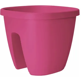 Emsa My City Garden Geländertopf für Balkon  9 Liter PINK 30x30x26cm