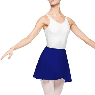 Arabesque Damen Ballett Wickelrock Ballettrock 2007 (XS, Blau) - XS